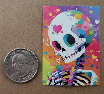 Colorful Skeleton Sticker #1