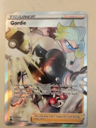 Gordie tg24/tg30 rare holo nm pokemon