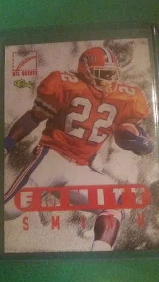 emmitt smith football card free shipping