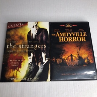 Lot of 2 DVD movies The Strangers & The Amityville Horror