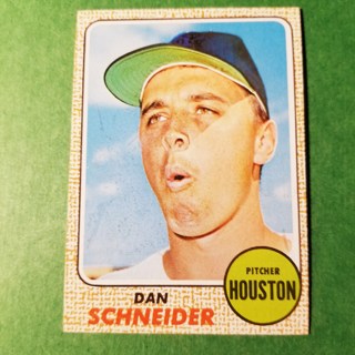 1968 - TOPPS BASEBALL CARD NO. 57 - DAN SCHNEIDER - HOUSTON