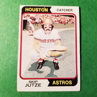 1974 - TOPPS EXMT - NRMT BASEBALL - CARD NO - 328 - SKIP JUTZE - ASTROS