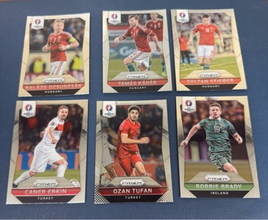 2016 Panini Prizm euro soccer lot