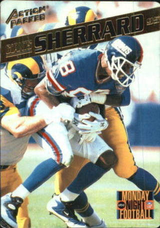 1995 Action Packed Monday Night Football Football Card #51 Mike Sherrard