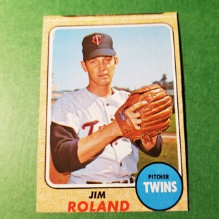 1968 - TOPPS BASEBALL CARD NO. 276 - JIM ROLAND - TWINS