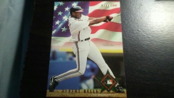 1993/1994 FLEER ALBERT BELLE CLEVELAND INDIANS BASEBALL CARD# 3 OF 50