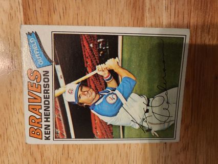 77 Topps Ken Henderson #242