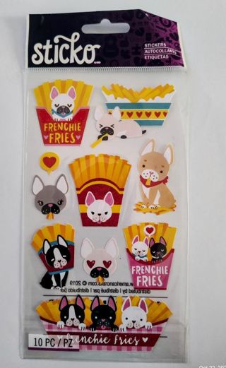 NIP Sticko Stickers - Frenchie Fries