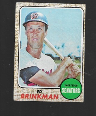 1968 TOPPS ED BRINKMAN #49