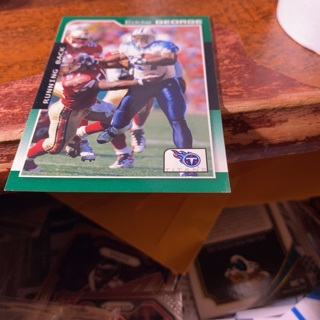 2000 score Eddie George football card 