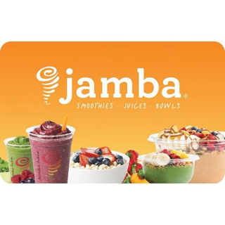 Jamba Juice Giftcards $30.00 Total Gift Cards Physical Delivery JambaJuice Great Gift! (2 x $15.00)