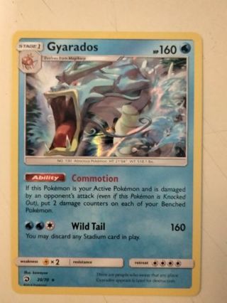 Gyarados 20/70 rare holo nm pokemon