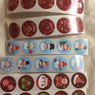 30 Christmas Stickers. #01