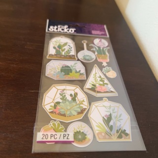 Sticko plant stickers/ 2 sheets 
