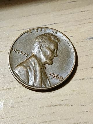 U.S. 1968 Penny