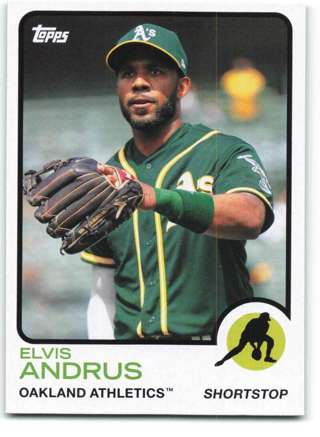 2021 Topps Archives #125 Elvis Andrus Athletics