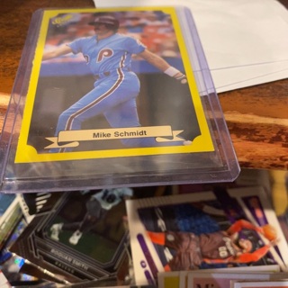 1988 pacific yellow mike Schmidt baseball card 