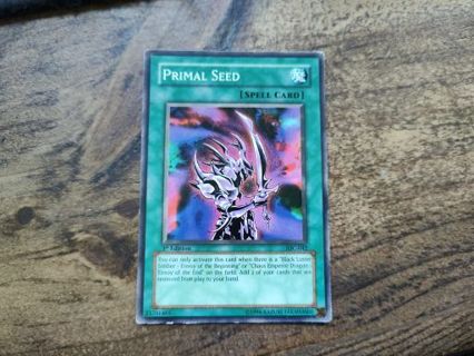Yu-Gi-Oh Card 1st Edition Primal Seed