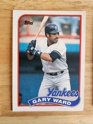 89 Topps Gary Ward #302