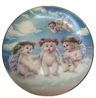 1994 The Flying Lesson Dreamsicles Plate Numbered Hamilton Collection By Kristin