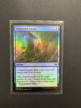 Disdainful Stroke Foil Magic the Gathering Card