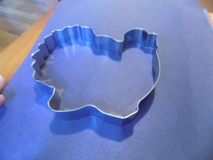 Vintage 5 inch aluminum turkey cookie cutter