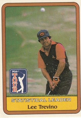 LEE TREVINO-STATISTICAL LEADER-1981 DONRUSS