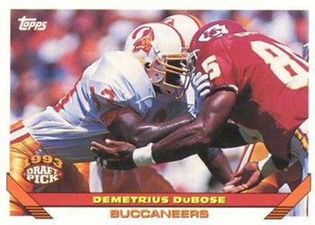 Demetrius Dubose 1993 Topps Tampa Bay Buccaneers