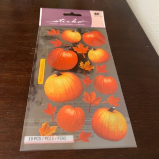 Sticko pumpkin stickers 