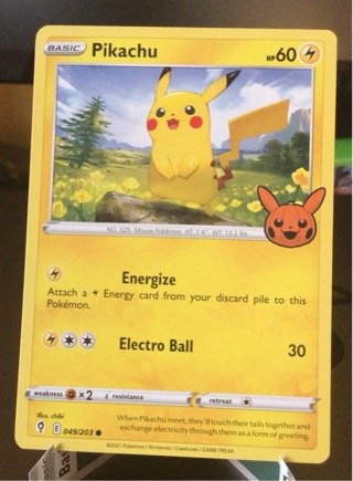 Pokémon card - Pikachu 