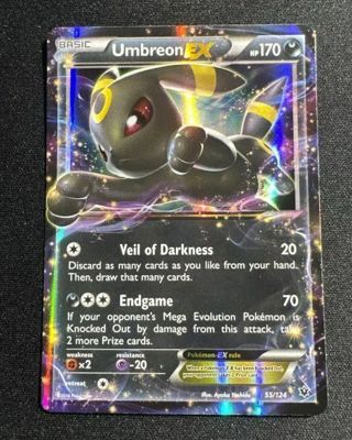 NM Fates Collide Umbreon Ex Pokemon card