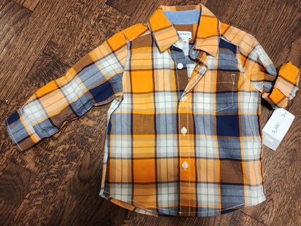 RESERVED - NEW - Carter's - Baby Boy button up shirt - size 12 months