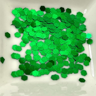 Green  Metallic Jumbo Craft Glitter Confetti 