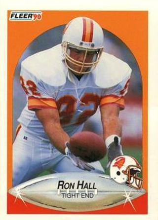 Tradingcard - HFL - 1990 Fleer #346 - Ron Hall - Tampa Bay Buccaneers