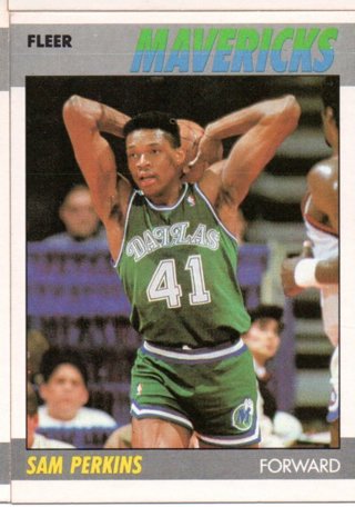 1987 Fleer Sam Perkins #84