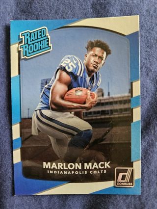 2017 Donruss Rated Rookie Marlon Mack