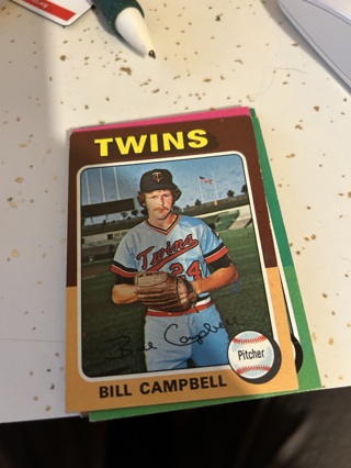 1975 topps bill campbell