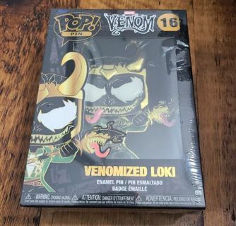 Marvel Comics Venomized Loki Funko Pop Pin Venomized a (Sealed Brand New)