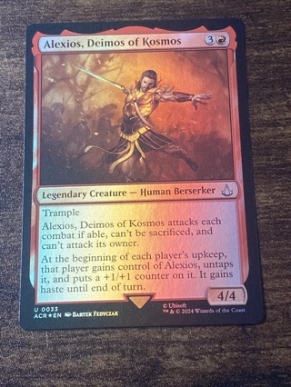 Alexios, Deimos of Kosmos 0033 Foil Assassin's Creed Universes Beyond MTG