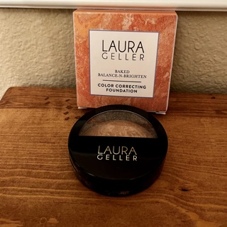 Authentic Laura Geller Baked Balance-n-Brighten Color Correcting Foundation - Light