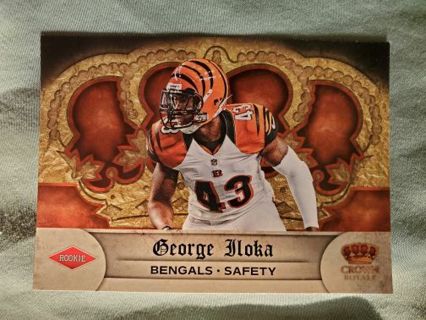 2012 Panini Crown Royale Retail Rookie George Iloka