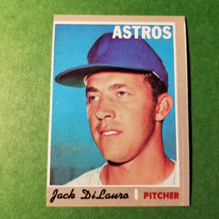 1970 - TOPPS BASEBALL CARD NO. 382 - JACK DILAURA - ASTROS