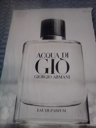 Fragrance sample from Vogue