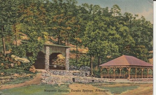 Vintage Used Postcard: 1947 Magnetic Springs, Eureka Springs, Arkansas