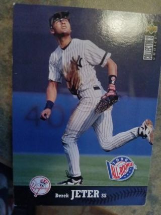 1997 UPPER DECK ALL ROOKIE COLL. CHOICE DEREK JETER NEW YORK YANKEES BASEBALL CARD# 180