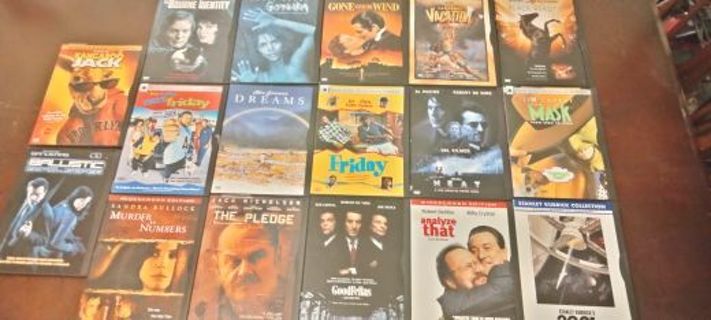 17 Mix snap case DVD lot My give away hope it goes cheap