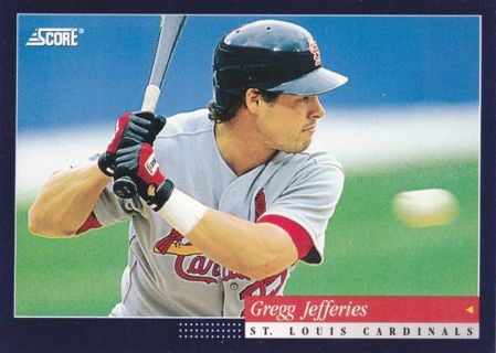Gregg Jefferies 1994 Score St. Louis Cardinals