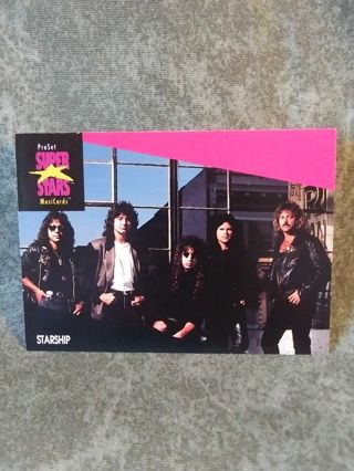 Pro Set Super Star Music Trading Card Starship #239