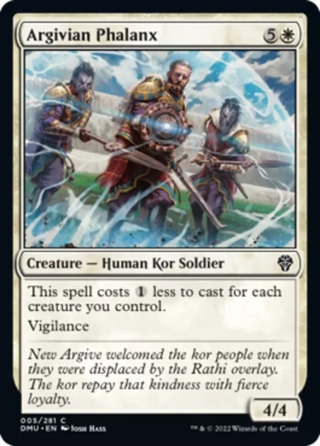 Argivian Phalanx MTG Dominaria United NM Magic Regular