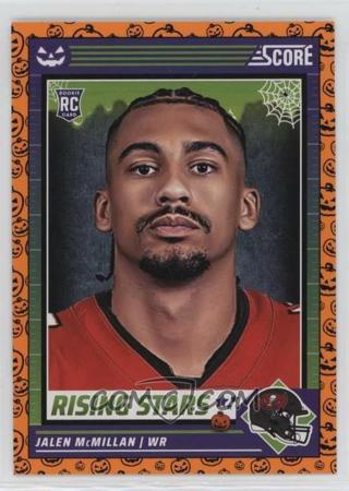 2024 Panini Score-A-Treat - Rising Stars - Orange Pumpkins #21 - Jalen McMillan